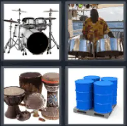 4-pics-1-word-drums