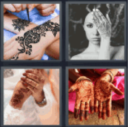 4-pics-1-word-henna