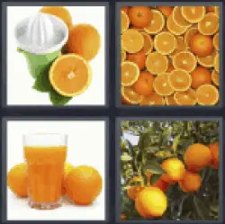 4-pics-1-word-orange