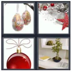 4-pics-1-word-ornament