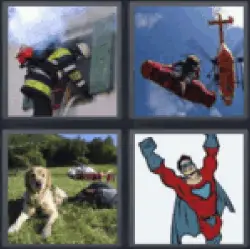 4 Pics 1 Word Rescue