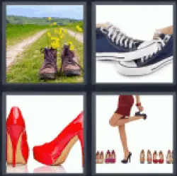 4-pics-1-word-shoes