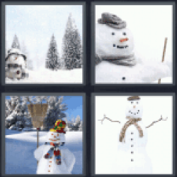 4-pics-1-word-snowman