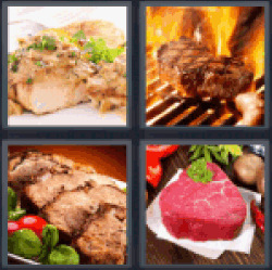 4-pics-1-word-steak