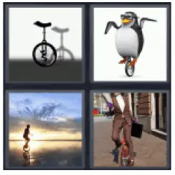 4-pics-1-word-unicycle