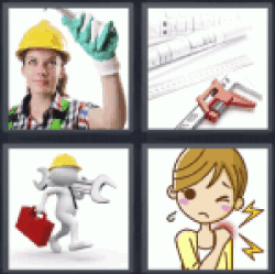 4 Pics 1 Word Wrench
