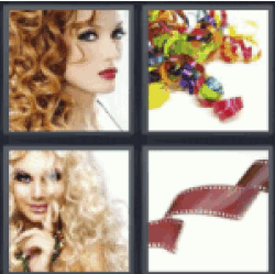 4 pics 1 word girl with curly red hair