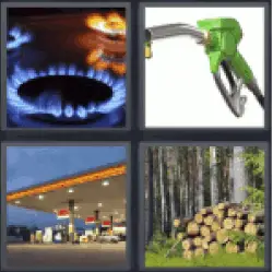 4 Pics 1 Word flames fire cooking