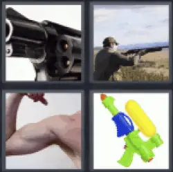 4 Pics 1 Word handgun