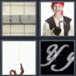 4 Pics 1 Word girl dressed as a pirate