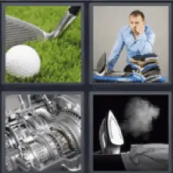 4 pics 1 word golf club and ball