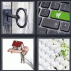 4 pics 1 word computer keyboard