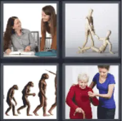 4 Pics 1 Word evolution image