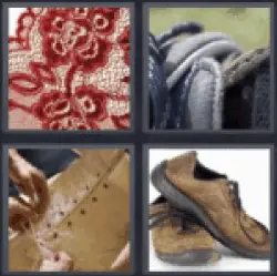 4 pics 1 word red lace