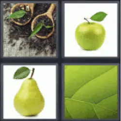 4 pics 1 word green apple pear