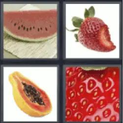 4 Pics 1 Word watermelon