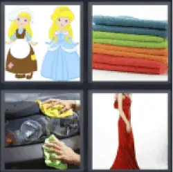 4 Pics 1 Word towels red dress