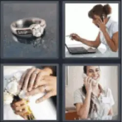 4 Pics 1 Word Engagement ring
