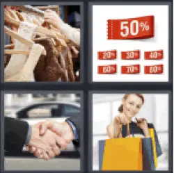 4 Pics 1 Word clothing store