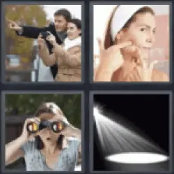4 pics 1 word couple pointing