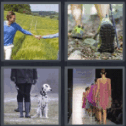 4 pics 1 word holding hands in field