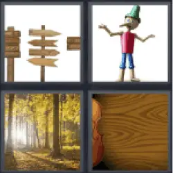 4-pics-1-word-wood