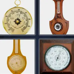 4 pics 1 word Chronometer wall clock