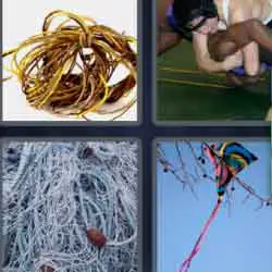 4 pics 1 word 9 letters coiled cables