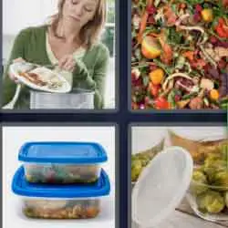 4 pics 1 word 9 letters food storage containers