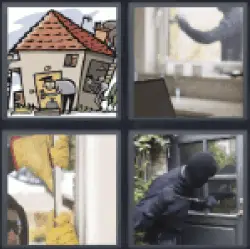 4-pics-1-word-burgle