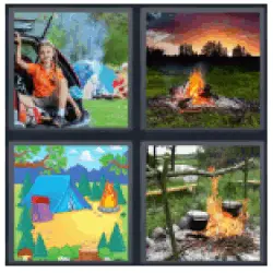 4-pics-1-word-campfire