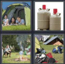 4-pics-1-word-camping