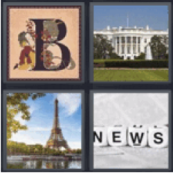 4 pics 1 word white house