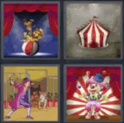 4-pics-1-word-circus