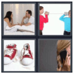 4 pics 1 word red sneakers