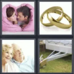 4 pics 1 word couple in pink blanket