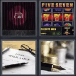 4 Pics 1 Word The End