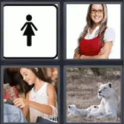 4-pics-1-word-female