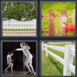 4-pics-1-word-fence