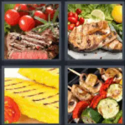 4-pics-1-word-grilled