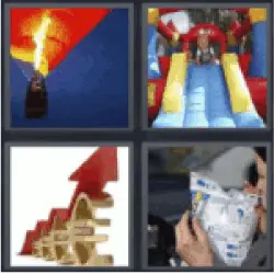 4 Pics 1 Word Inflate