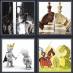 4-pics-1-word-knight