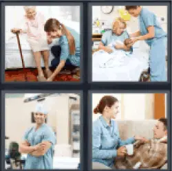 4-pics-1-word-nurse