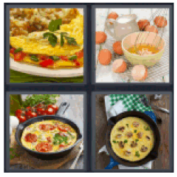 4-pics-1-word-omelette