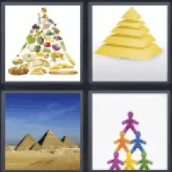 4 Pics 1 Word Pyramid