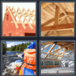4 Pics 1 Word Rafters