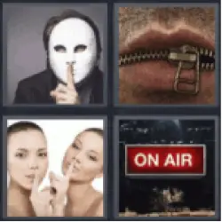 4 pics 1 word man with white mask
