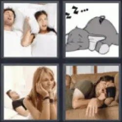 4 pics 1 word girl covering her ears