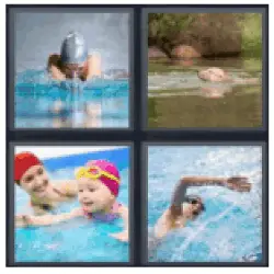 4 Pics 1 Word Swimming