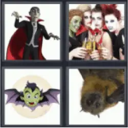 4 Pics 1 Word Dracula